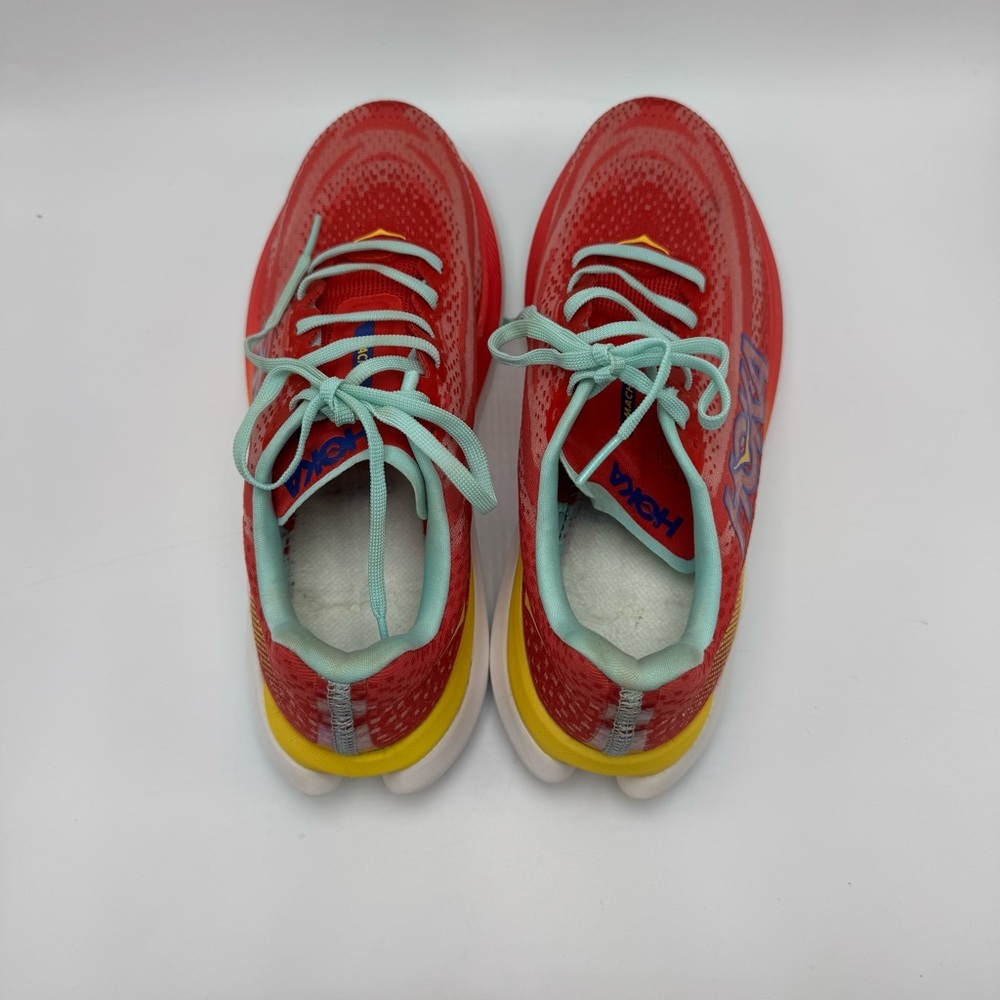Hoka Mach X Cerise Cloudless Sneaker Women’s Size 8.5 Athletic Running Shoe - Picture 5 of 10